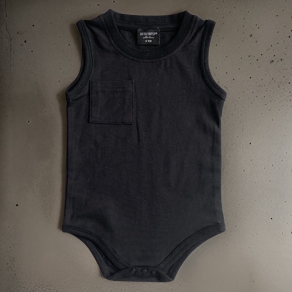 LITTLE BIPSY • One Piece Tank Bodysuit Onesie - Picture 7 of 7